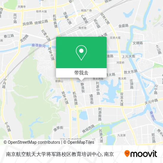 南京航空航天大学将军路校区教育培训中心地图