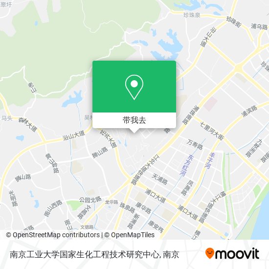 南京工业大学国家生化工程技术研究中心地图
