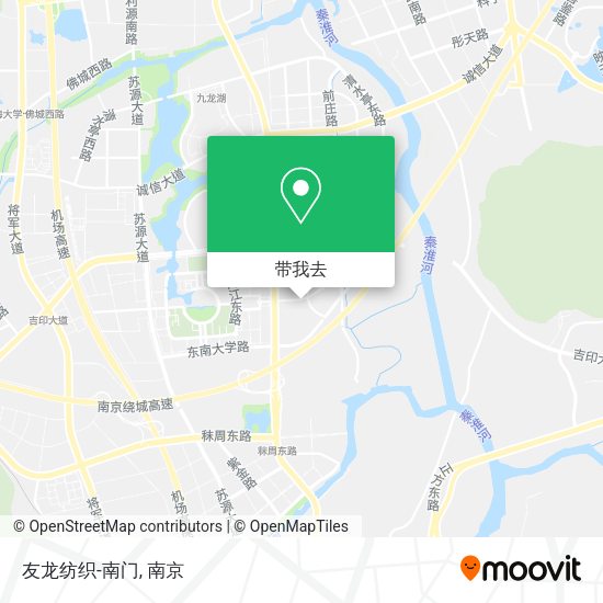 友龙纺织-南门地图