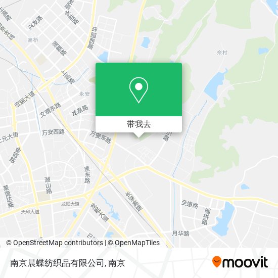 南京晨蝶纺织品有限公司地图