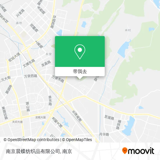 南京晨蝶纺织品有限公司地图