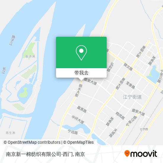 南京新一棉纺织有限公司-西门地图