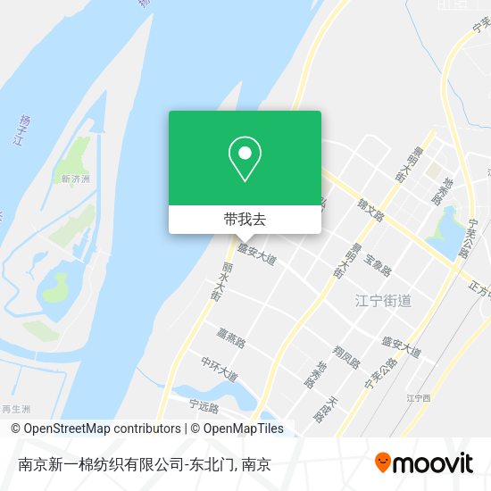 南京新一棉纺织有限公司-东北门地图