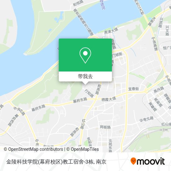金陵科技学院(幕府校区)教工宿舍-3栋地图