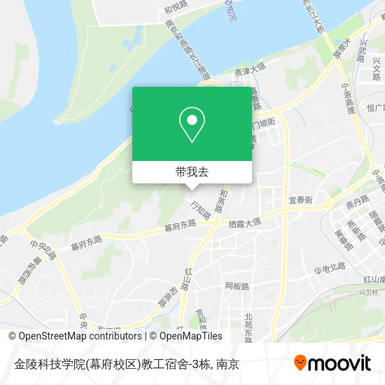 金陵科技学院(幕府校区)教工宿舍-3栋地图