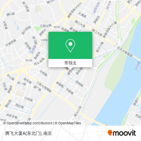 腾飞大厦A(东北门)地图