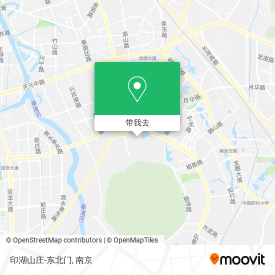 印湖山庄-东北门地图
