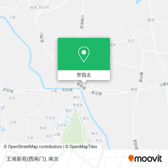 王湖新苑(西南门)地图