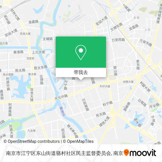 南京市江宁区东山街道骆村社区民主监督委员会地图