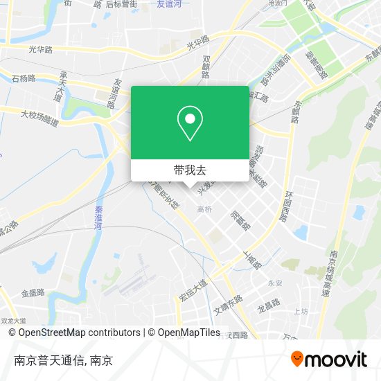 南京普天通信地图