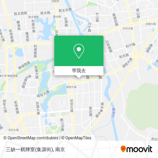 三缺一棋牌室(集源街)地图