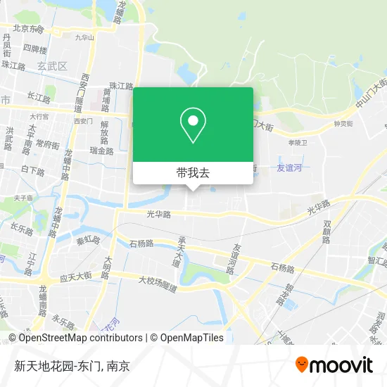 新天地花园-东门地图