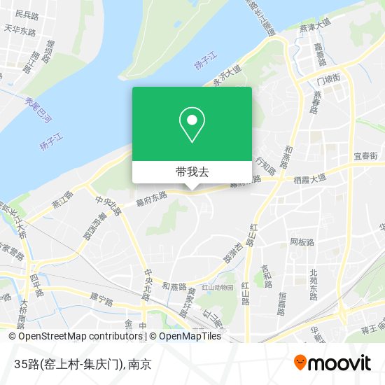 35路(窑上村-集庆门)地图