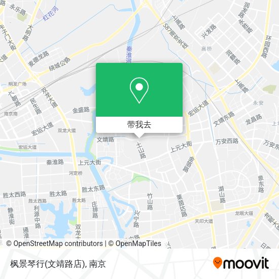 枫景琴行(文靖路店)地图