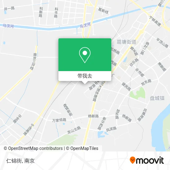 仁锦街地图
