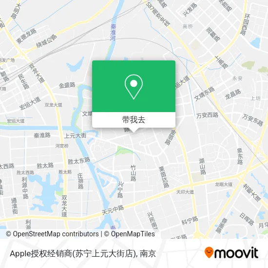 Apple授权经销商(苏宁上元大街店)地图