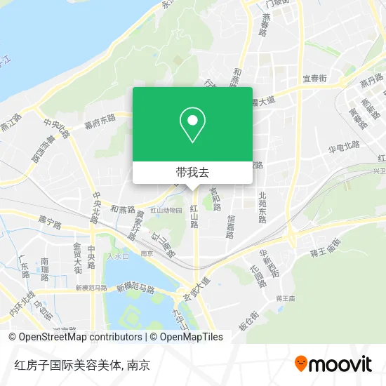 红房子国际美容美体地图