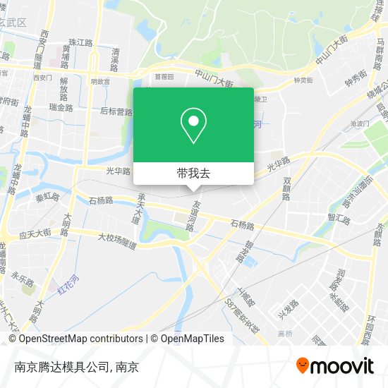 南京腾达模具公司地图