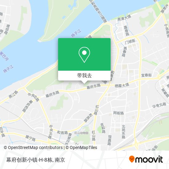 幕府创新小镇-H-8栋地图