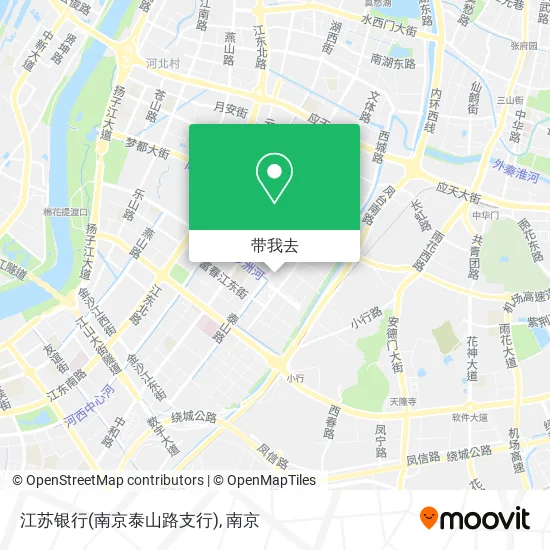 江苏银行(南京泰山路支行)地图