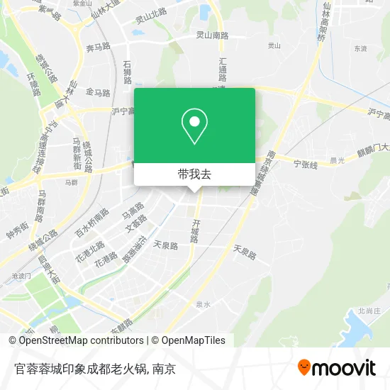 官蓉蓉城印象成都老火锅地图