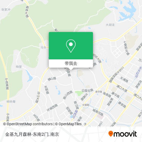 金基九月森林-东南2门地图