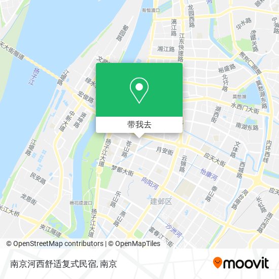 南京河西舒适复式民宿地图