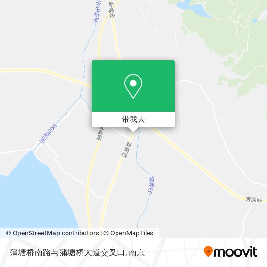 蒲塘桥南路与蒲塘桥大道交叉口地图