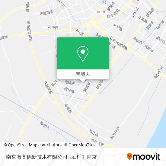 南京海高德新技术有限公司-西北门地图