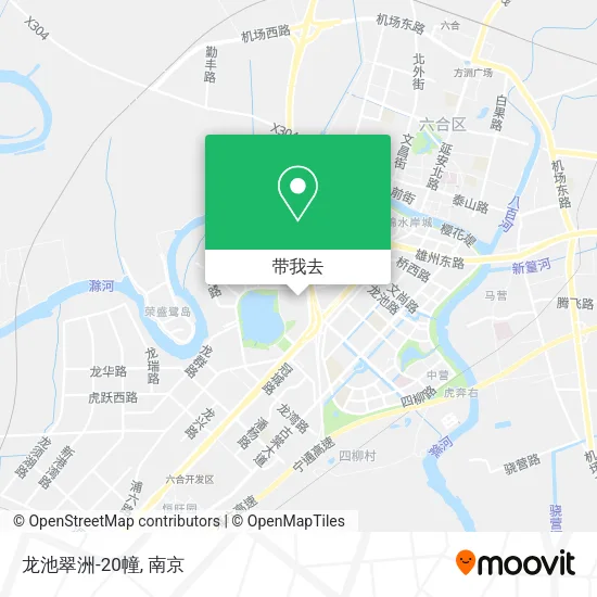 龙池翠洲-20幢地图