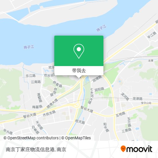 南京丁家庄物流信息港地图