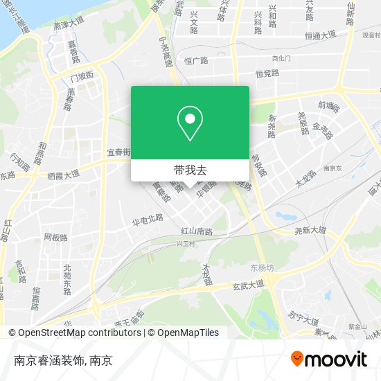 南京睿涵装饰地图