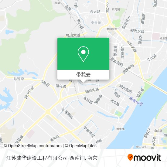 江苏陆华建设工程有限公司-西南门地图