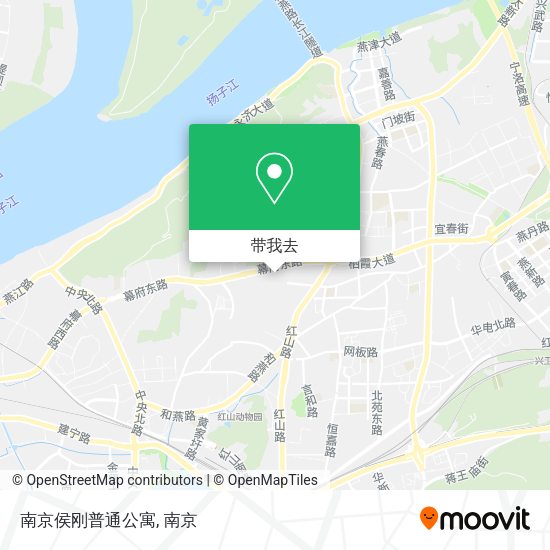 南京侯刚普通公寓地图