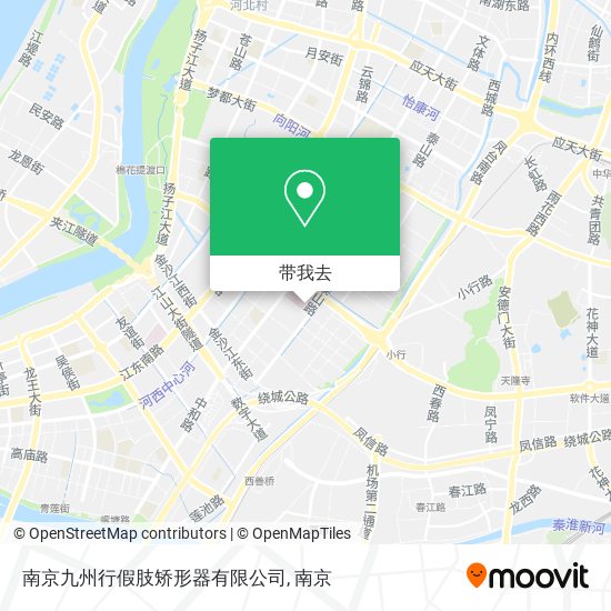 南京九州行假肢矫形器有限公司地图