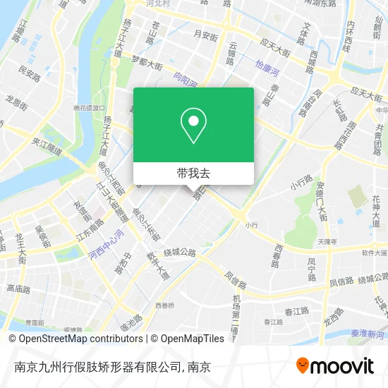 南京九州行假肢矫形器有限公司地图