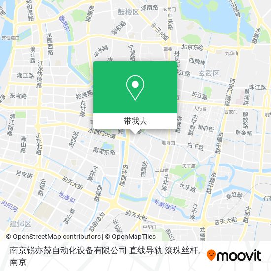 南京锐亦兢自动化设备有限公司 直线导轨 滚珠丝杆地图