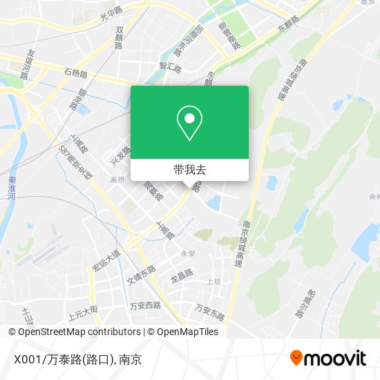 X001/万泰路(路口)地图