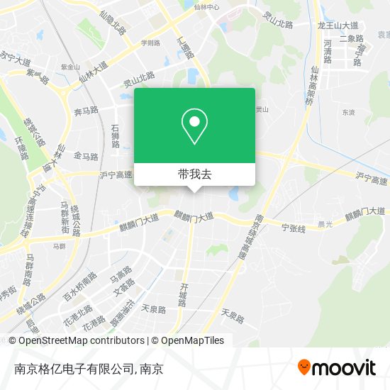 南京格亿电子有限公司地图
