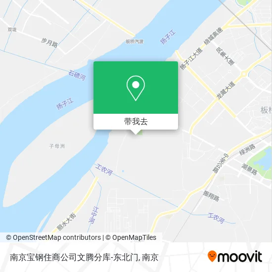 南京宝钢住商公司文腾分库-东北门地图