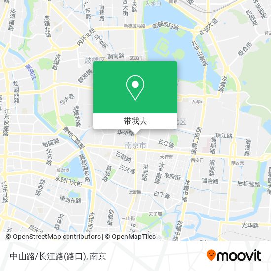 中山路/长江路(路口)地图