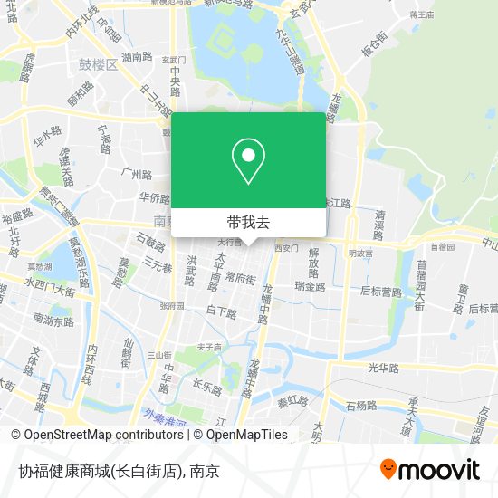 协福健康商城(长白街店)地图