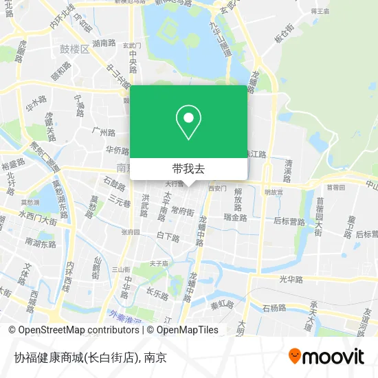 协福健康商城(长白街店)地图