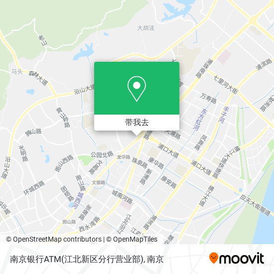南京银行ATM(江北新区分行营业部)地图