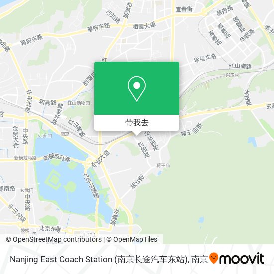 Nanjing East Coach Station (南京长途汽车东站)地图