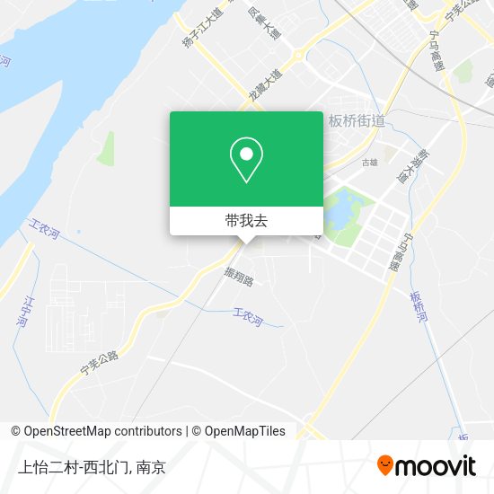 上怡二村-西北门地图