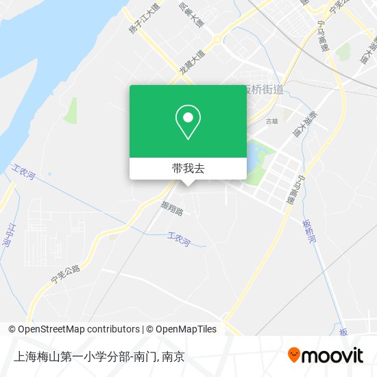 上海梅山第一小学分部-南门地图