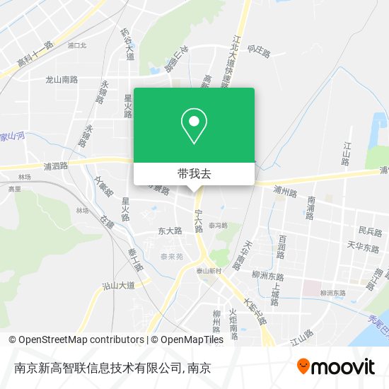 南京新高智联信息技术有限公司地图