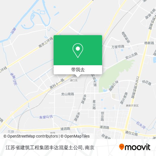 江苏省建筑工程集团丰达混凝土公司地图