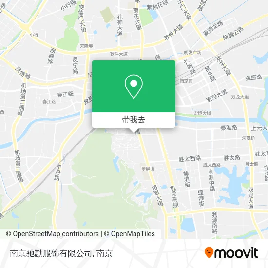 南京驰勘服饰有限公司地图